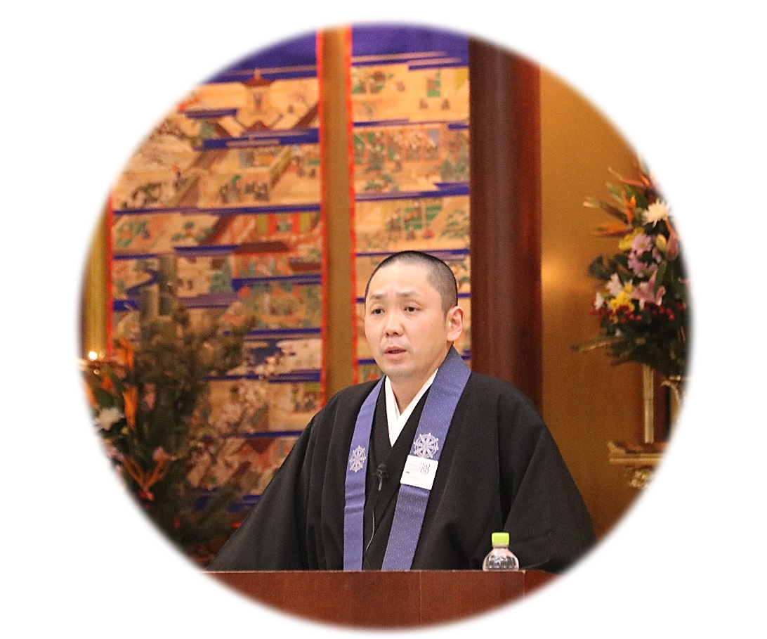 講師の方の画像です。相模原市にある金相寺　成田宣明さん。
